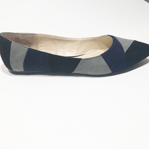 Nine West Shoes - Nine West Color Block Flats (Gray, Midnight Blue and Black) Size 9.5
